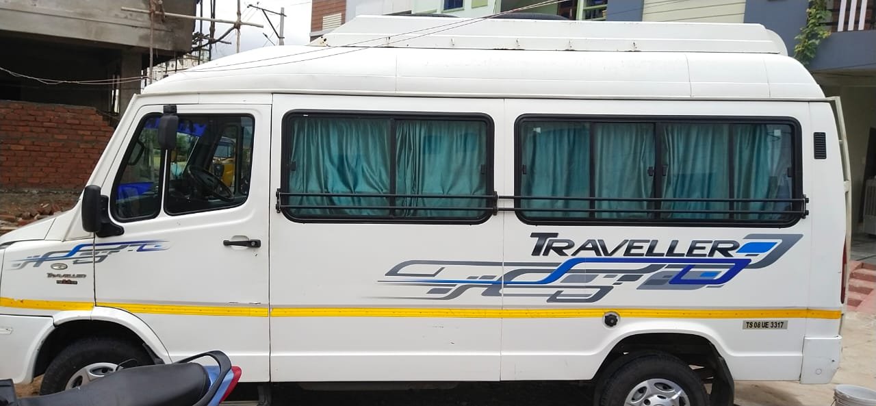 hyderabad to pondicherry tempo traveller